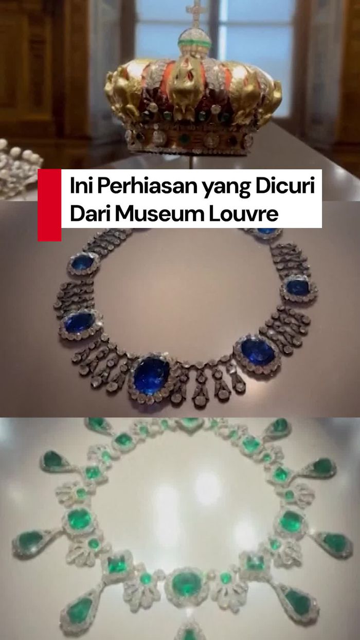 Video: Ini Perhiasan yang Dicuri dari Museum Louvre