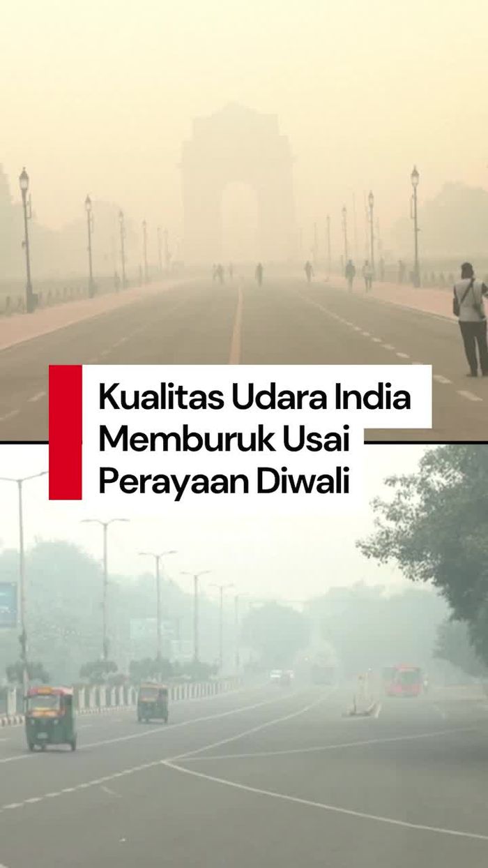 Video: Bahaya! Kualitas Udara di India Memburuk Usai Perayaan Diwali Video: Bahaya! Kualitas Udara di India Memburuk Usai Perayaan Diwali