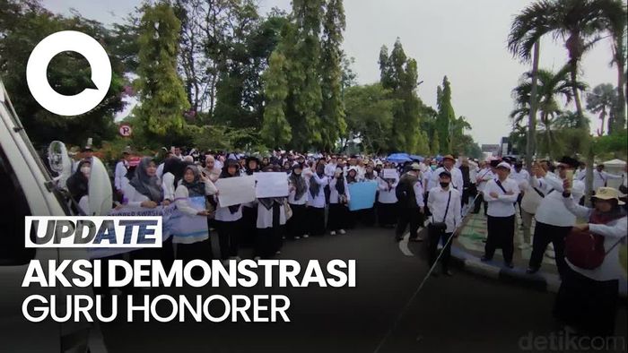 Video: Ribuan Guru Honorer Madrasah Swasta Ciamis Suarakan Kesetaraan Hak