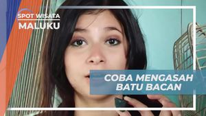 Asah Batu Bacan dan Ciptakan Warna yang Berbeda di Maluku