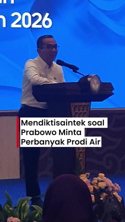Video Rencana Mendiktisaintek Perbanyak Prodi Air: Akan Dijadikan Prioritas