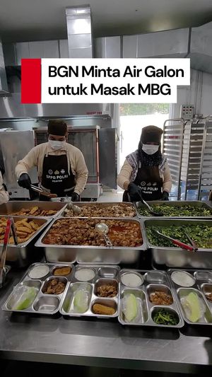 Video Kepala BGN Minta SPPG Pakai Air Galon untuk Masak MBG