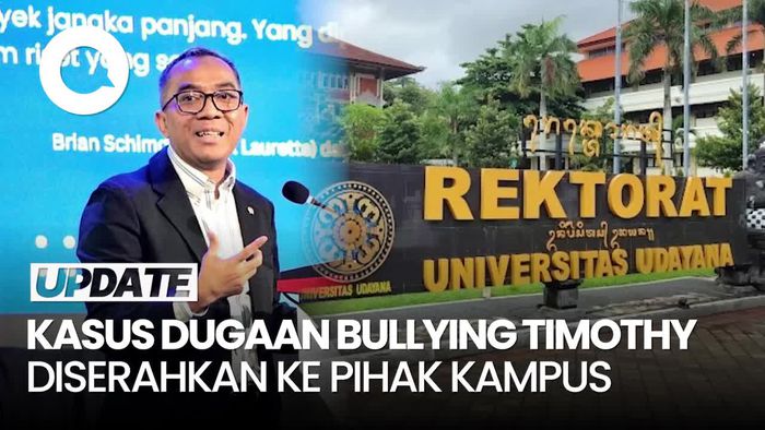Video Mendikti Serahkan Kasus Dugaan Bullying Timothy ke Pihak Kampus