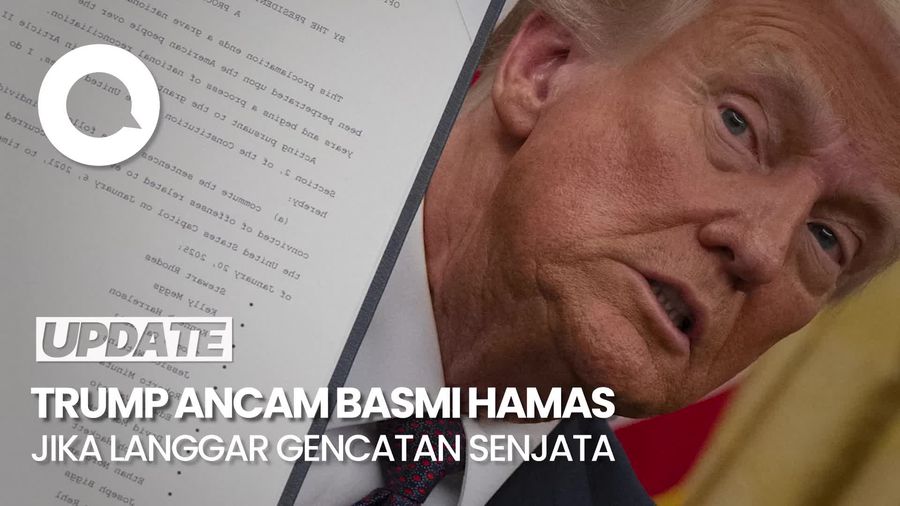 Video Trump: Hamas Harus Bersikap Baik, Jika Tidak Kita Basmi