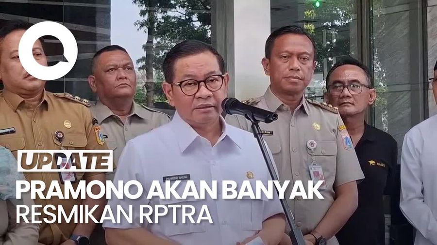 Video Pramono: Dalam Waktu Dekat Saya Akan Banyak Resmikan Taman Jadi RPTRA