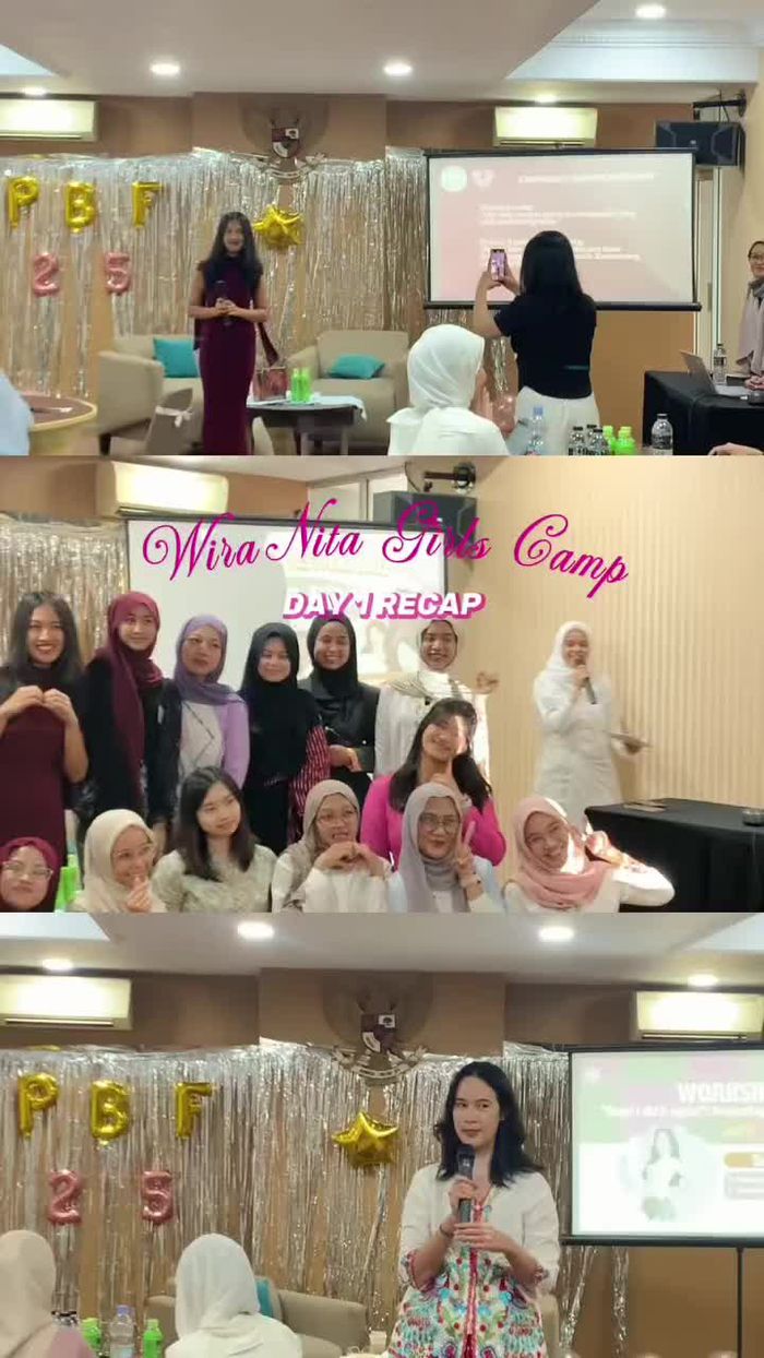 Day 1 Puan Bisa Festival 2025, Para Wira Nita berbagi energi positif 😍💌