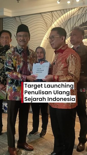 Video: Launching Penulisan Ulang Sejarah Indonesia Ditargetkan Desember