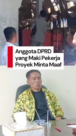 Video: Permintaan Maaf Anggota DPRD Jambi yang Maki Pekerja Proyek