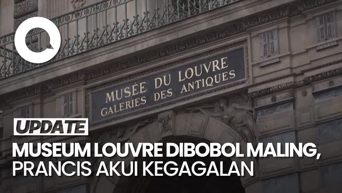 Video Museum Louvre Dibobol Maling, Menteri Kehakiman Prancis: Kita Gagal