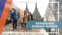 Mengagumi Keindahan Puncak Gunung Maisan, Korea Selatan Mengagumi Keindahan Puncak Gunung Maisan, Korea Selatan