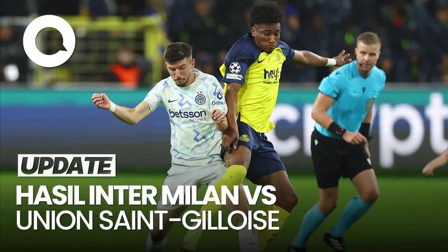 Video: Inter Milan Babat Habis Union Saint-Gilloise 4-0