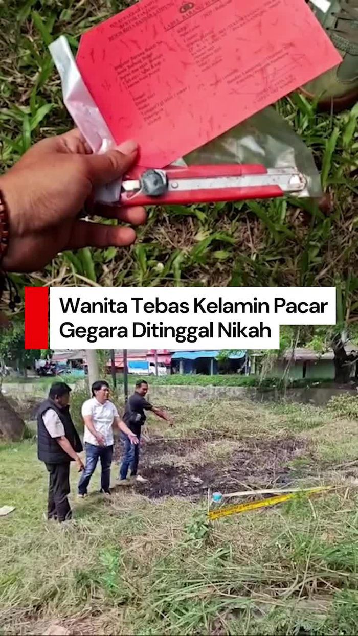 Video: Wanita di Lampung Tebas Kelamin Pacarnya gegara Ditinggal Nikah