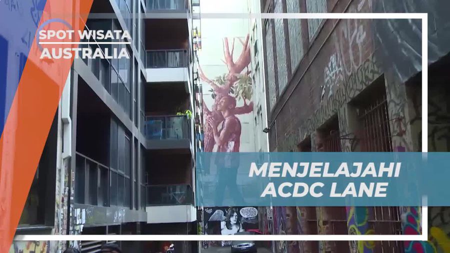 Menjelajahi Karya Seni di ACDC Lane, Australia Menjelajahi Karya Seni di ACDC Lane, Australia