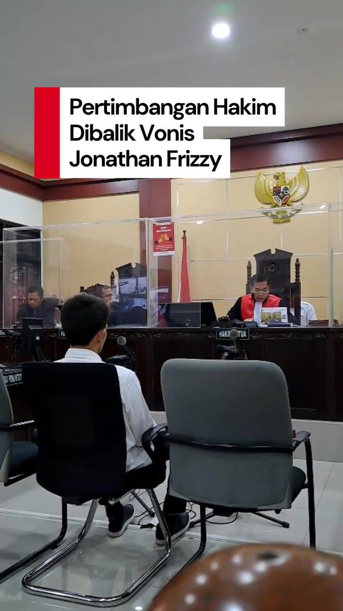 Video: Hal Meringankan dan Memberatkan pada Vonis 8 Bulan Bui Jonathan Frizzy Video: Hal Meringankan dan Memberatkan pada Vonis 8 Bulan Bui Jonathan Frizzy