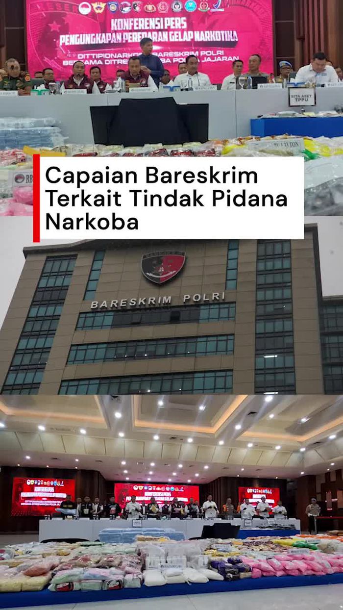 Video: Bareskrim Tangkap 51.753 Tersangka Narkoba dalam 10 Bulan Terakhir
