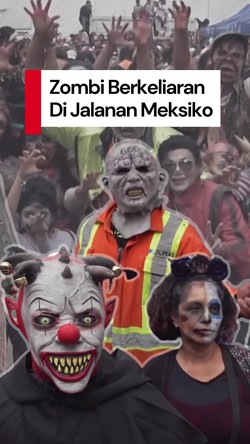 Video: Ngeri! Zombi Berkeliaran di Jalanan Meksiko