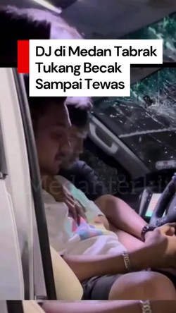 Video DJ di Medan Ngebut Pakai Fortuner, Tabrak Tukang Becak hingga Tewas
