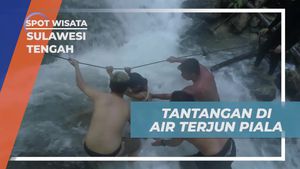 Menaklukkan Tantangan di Air Terjun Piala, Sulawesi Tengah