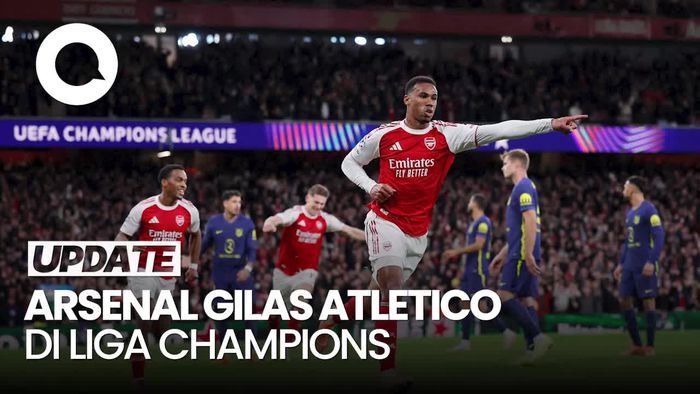 Video: Arsenal Gilas Atletico 4-0