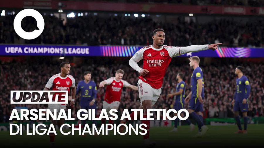 Video: Arsenal Gilas Atletico 4-0
