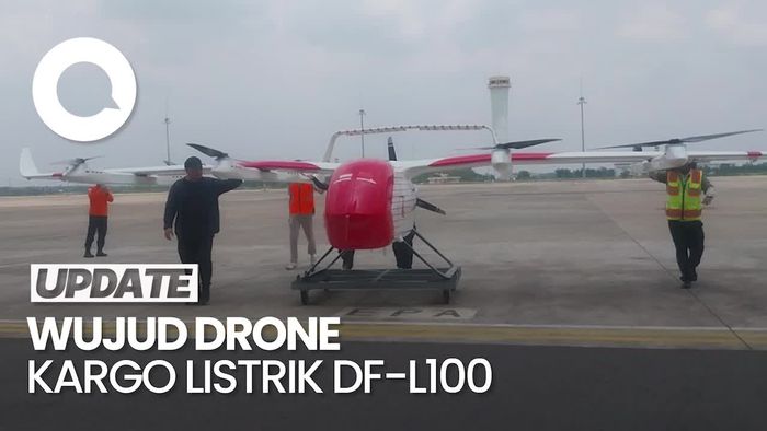 Video: Kecanggihan Drone Kargo Listrik DF-L100, Nggak Perlu Pilot dan Berbasis AI