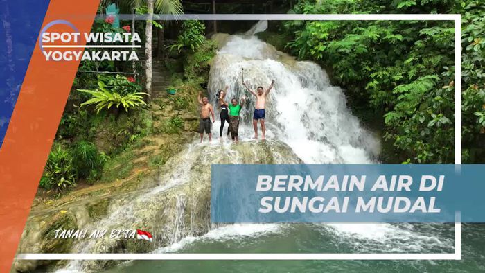 Bermain Air Segar di Sungai Mudal Yogyakarta untuk Rileksasi  