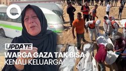 Video: Tangis Keluarga di Gaza Tak Bisa Kenali Jenazah Korban Serangan Israel
