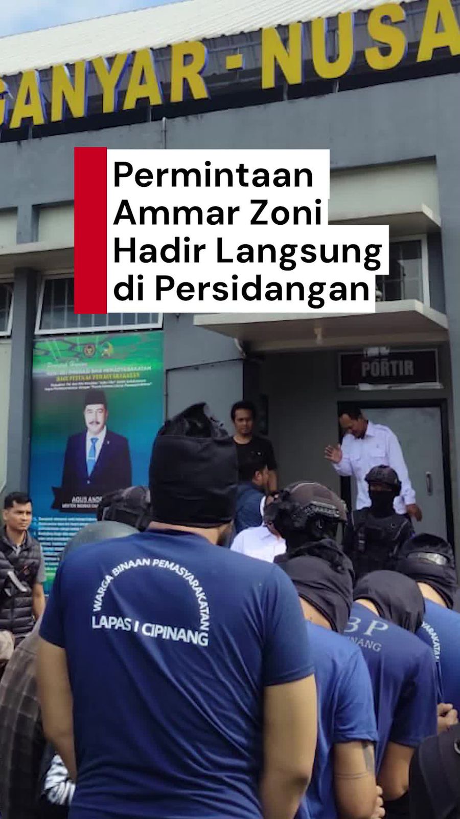 Video: Ammar Zoni Mohon ke Hakim Minta Dihadirkan Langsung di Persidangan