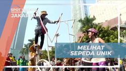 Melihat Sepeda Unik Tinggi Dua Meter di Jakarta, Eksplorasi Sepeda Ajaib   Melihat Sepeda Unik Tinggi Dua Meter di Jakarta, Eksplorasi Sepeda Ajaib