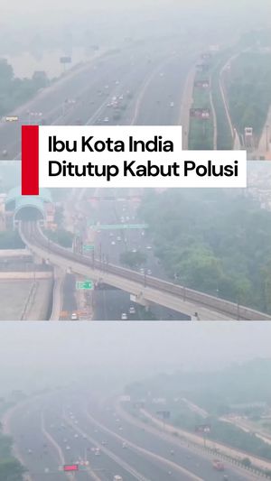 Video: Ibu Kota India Tertutup Kabut Polusi Seusai Perayaan Diwali
