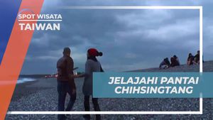 Menikmati Keindahan Bebatuan Hati di Pantai Chihsingtang, Taiwan  