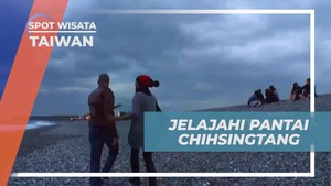 Menikmati Keindahan Bebatuan Hati di Pantai Chihsingtang, Taiwan  