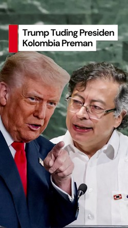 Video: Kian Panas! Trump Kini Sebut Presiden Kolombia Preman
