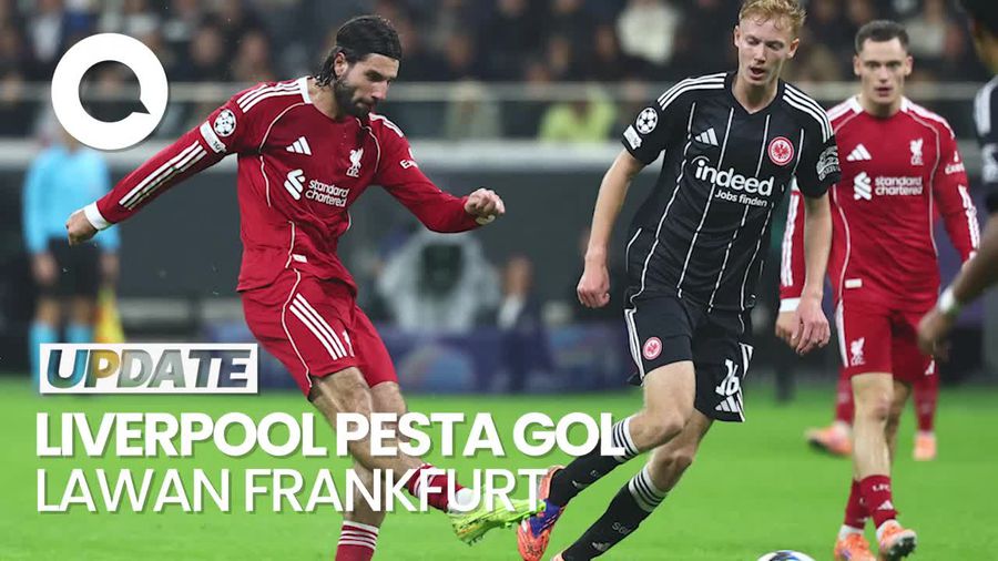 Video Liverpool Bantai Frankfurt 5-1, Ekitike Bobol Gawang Mantan