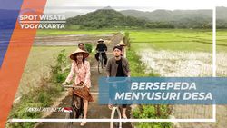 Menyusuri Desa Pronosutan Yogyakarta dengan Sepeda dan Menikmati Pemandangan Indah  