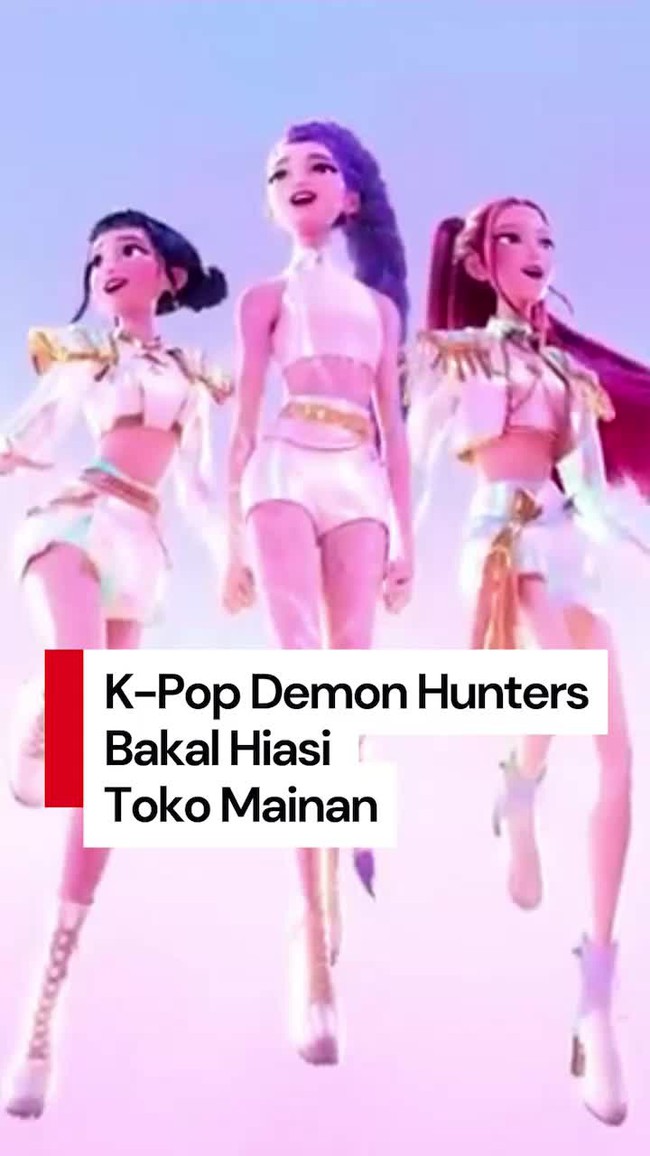 Video: Netflix Gaet Mattel-Hasbro untuk Produksi Mainan K-Pop Demon Hunters
