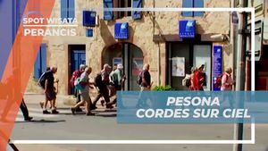 Menikmati Keindahan Kota Cordes Sur Ciel di Prancis yang Cerah dan Eksotis  