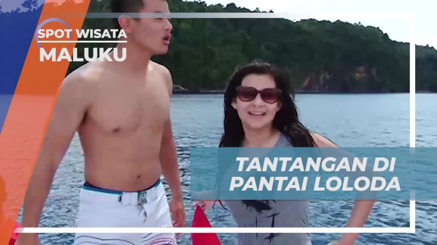 Menantang Diri di Pantai Loloda, Maluku