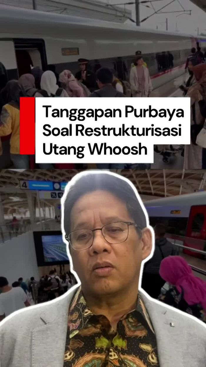 Video Purbaya Soal Restrukturisasi Utang Whoosh: Bagus, Saya Nggak Ikut Kan? Top!