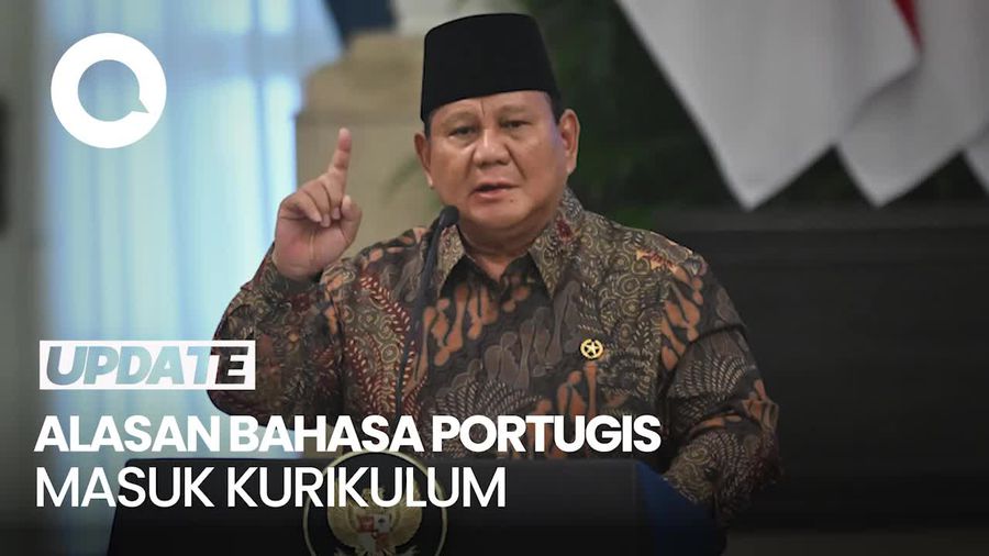 Video Alasan Prabowo Minta Bahasa Portugis Masuk Kurikulum