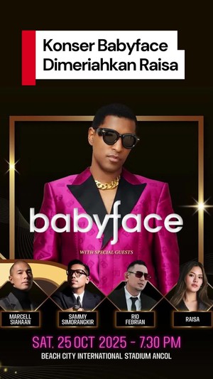 Video: Konser Babyface Gandeng 4 Musisi Indonesia, Ada Raisa hingga Marcell