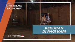 Melakukan Kegiatan Pagi Hari dan Merawat Rumah Joglo di Desa Kapek Yogyakarta  