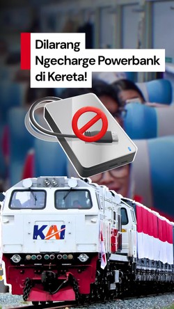 Video: Perhatikan Aturan Baru KAI soal Bawa Powerbank di Kereta!