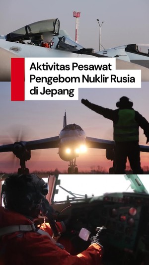 Video: Rusia Lagi-lagi Kirim Pesawat Pengebom Nuklir ke Laut Jepang