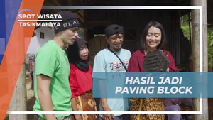 Menyulap Sampah Plastik Menjadi Paving Block di Tasikmalaya  