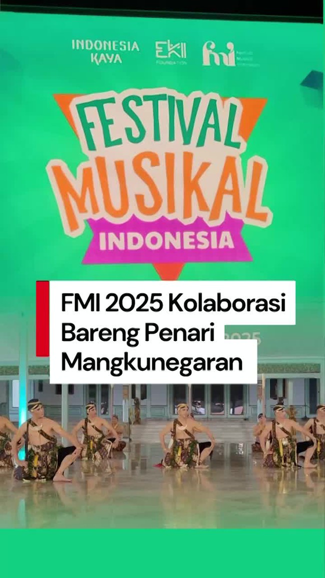 Video: Penari Mangkunegaran Bakal Tampil di Festival Musikal Indonesia 2025