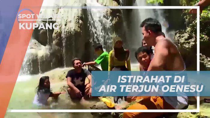Bersantai dan Menikmati Keindahan Air Terjun Oenesu yang Segar di Kupang  