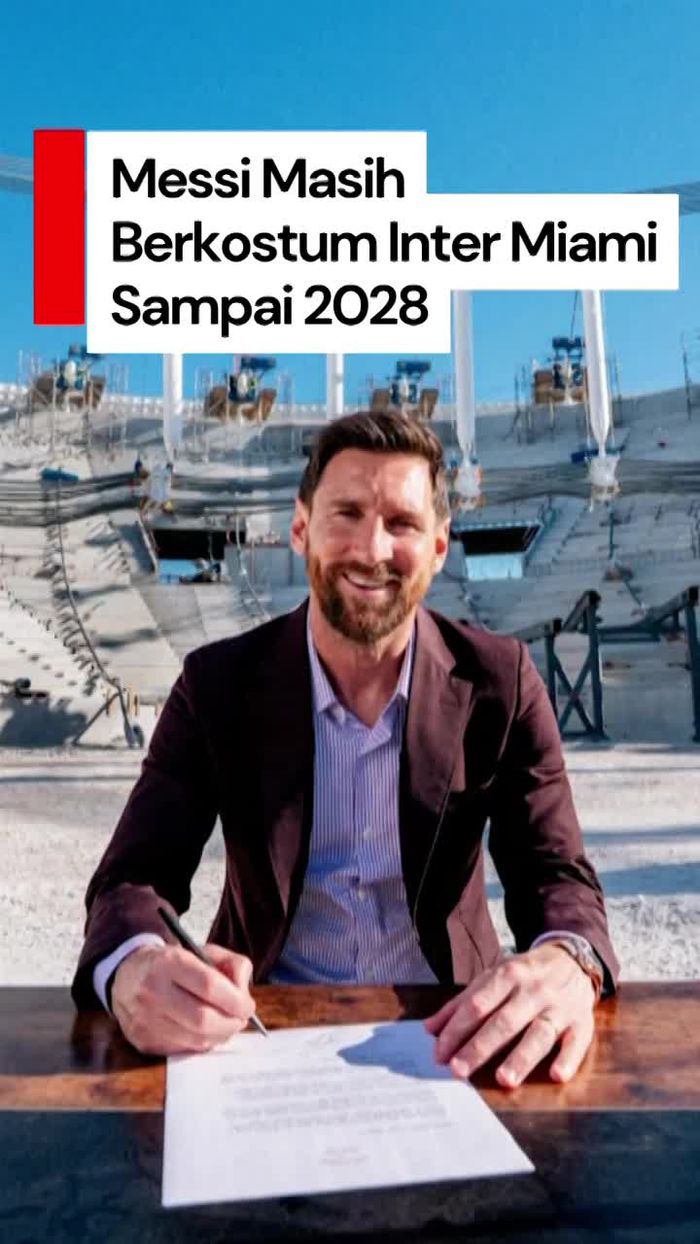 Video Messi Belum Habis! Perpanjang Kontrak di Inter Miami Sampai 2028