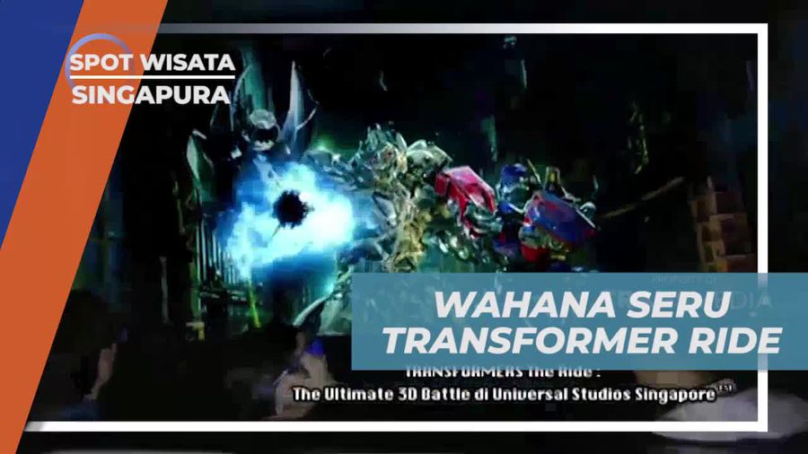 Mengendarai Wahana Transformer Ride dan Menyelamatkan Dunia di Universal Studio Singapura  