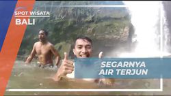 Menikmati Segarnya Berenang di Air Terjun Bali Bersama Kru Celebrity on Vacation  
